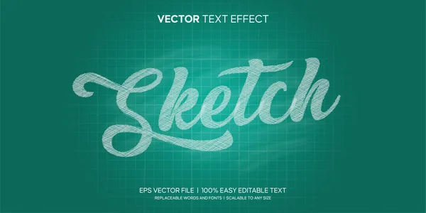 çizim tebeşiri düzenlenebilir metin efekti üzerine