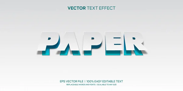 Suitable for any media or business. Editable vector text effect of paper sticker style cut off