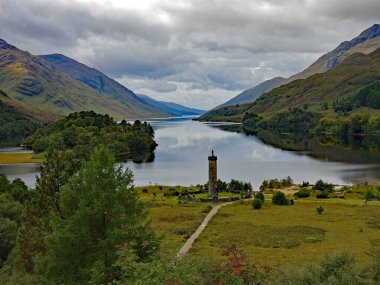 Glen Finnan Anıtı Lock Shiel, İskoçya