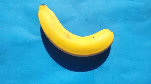 Bananas Blue Background Cold Tone Classification Bananas Kingdom Plantae Division — Photo