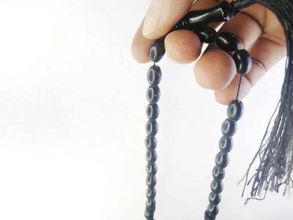 Beads Marbles Often Used Worship Muslim Prayers Rosary Beads Isolated — ストック写真