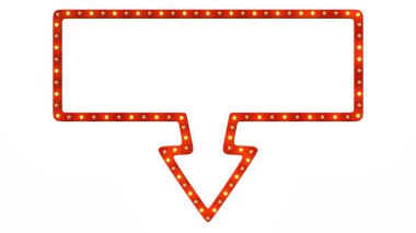 Çerçeve ve altın rengi poligon tarzı beyaz arka planda. 3d oluşturma