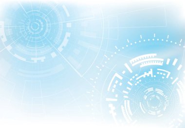 Abstract background with technology circuit board texture. Electronic motherboard illustration. Communication and engineering concept. Vector illustration