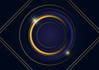 Abstract luxury modern circle geometric concept on white background for cover, banner, template, presentation, brochure. Vector illustration