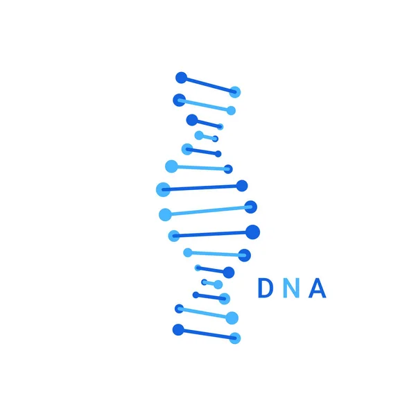 Піктограма Логотипу Днк Структурна Молекула Векторні Ілюстрації — стоковий вектор