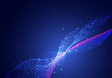 Abstract background with technology line concept. Communication and engineering concept. Vector illustration