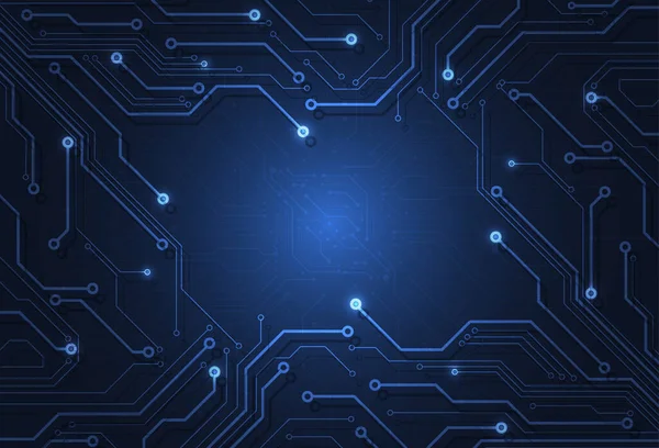 Abstract digital background with technology circuit board texture. Electronic motherboard illustration. Communication and engineering concept. Vector illustration