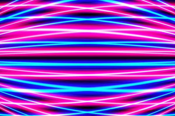 Abstract Colorful Light Trails Motion Blur Effect Speed Background Light — Vector de stock
