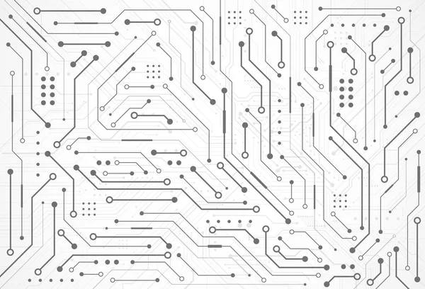 Abstract Digital Background Technology Circuit Board Texture Electronic Motherboard Illustration — ストックベクタ