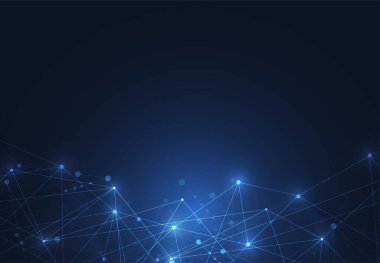 Internet connection, abstract sense of science and technology graphic design. Vector illustration