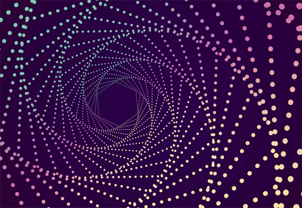 Abstract Wavy Lines Optical Illusion Geometric Background Design Vector Illustration — ストックベクタ