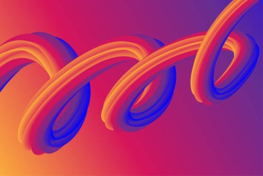 Liquid color background design. Modern colorful flow poster. Vector illustration