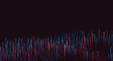 Speed Lines composed of glowing backgrounds, abstract vector background