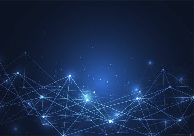 Internet connection, abstract sense of science and technology graphic design. Vector illustration