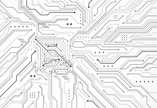 Abstract Background Technology Circuit Board Texture Electronic Motherboard Illustration Communication — ストックベクタ