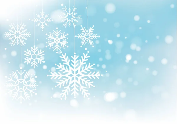 Christmas New Years Blur Bokeh Light Background Vector Illustration — Image vectorielle