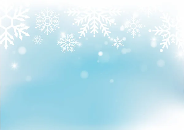 Christmas New Years Blur Bokeh Light Background Vector Illustration — Vettoriale Stock