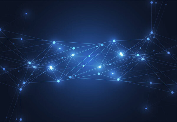 Подключение к Интернету, понимание науки и техники. Векторная иллюстрация