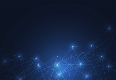 Internet connection, abstract sense of science and technology graphic design. Vector illustration