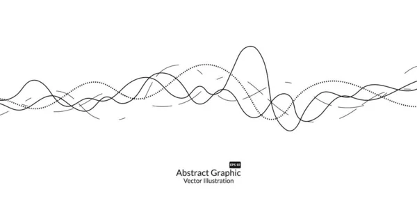 Abstract Wave Lines White Background Elements Concept Business Presentation Brochure — 图库矢量图片