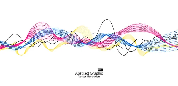 Abstract Wave Lines White Background Elements Concept Business Presentation Brochure — Stock vektor