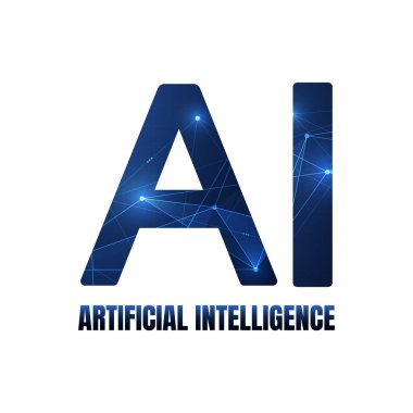 Artificial intelligence. Technology and engineering concept background. Data transfer concept in internet design. Vector illustration