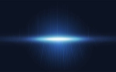 Abstract technology innovation communication concept digital blue design background. Vector illustration