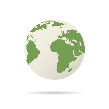 Happy earth day. Eco friendly. Ecology concept with Green earth. Vector illustration