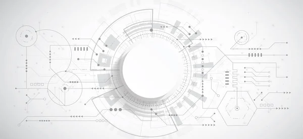 Teknoloji nokta ve çizgi devre kartı desenli soyut 3D tasarım arka planı. Modern mühendislik, fütüristik, bilim iletişimi kavramı. Vektör illüstrasyonu