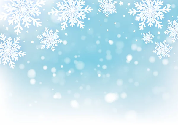 Christmas New Years Blur Bokeh Light Background Vector Illustration —  Vetores de Stock