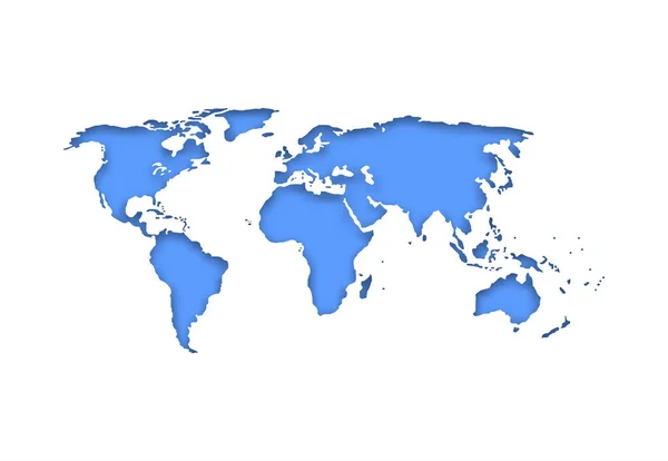 Connexion Réseau Mondial World Map Point Line Composition Concept Global — Image vectorielle