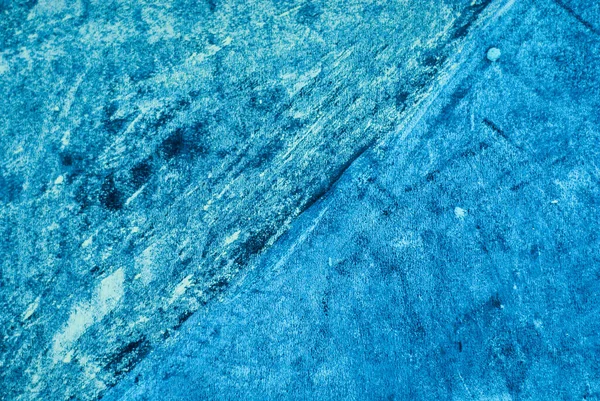 Abstraktní Kresba Křídou Tabuli Frosty Vzor Převahou Modré — Stock fotografie