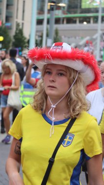 ENGLAND FANS CELEBRATE ENGLAND LIONESSES HISTORIC FIFA EUROS 2022 2-1 WIN AT WEMBLEY STADIUM