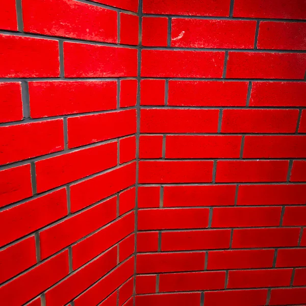 Vibrant Red Brick Wall Background High Quality Photo — Stock Photo, Image