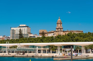 Malaga, İspanya - 21 Nisan 2022: 