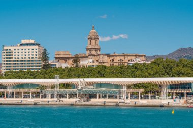 Malaga, İspanya - 21 Nisan 2022: 