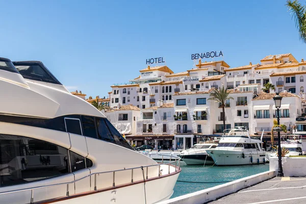 Marbella Spain July 2020 Luxury Puerto Jose Banus Harbour Situated — Foto de Stock
