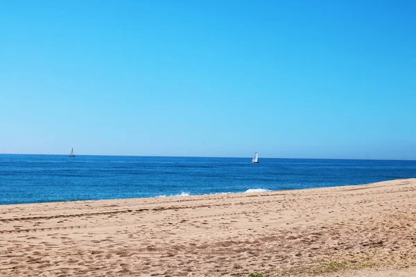 İspanya sahilinde bir sahil