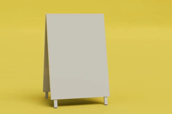 Kreidetafel Zum Schreiben Von Menüs Ein Sauberes Weißes Whiteboard Für — Stockfoto
