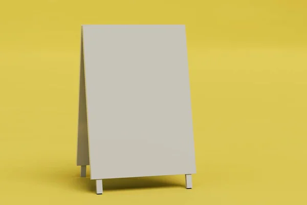 Krijtbord Menu Schrijven Een Schoon Wit Whiteboard Voor Tekst Een — Stockfoto