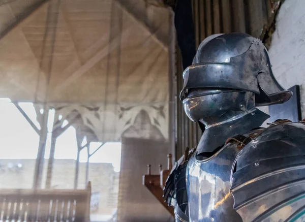 Knight Helmet Armor Historical Reconstruction — Zdjęcie stockowe