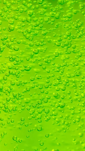 Gel Texture Green Bubbles — Stockfoto