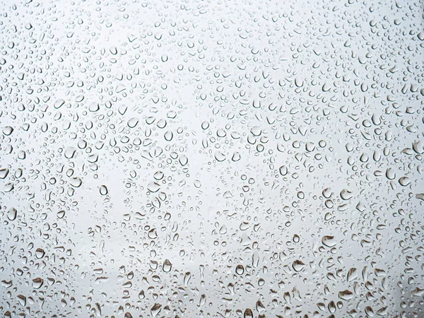 Waterdruppels Glasoppervlak — Stockfoto
