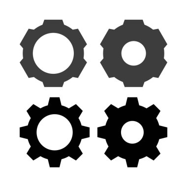 gears setting, service tools icon. Vector illustration