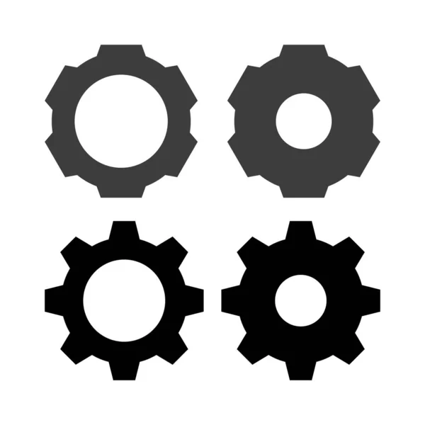 Gears Setting Service Tools Icon Vector Illustration — Wektor stockowy