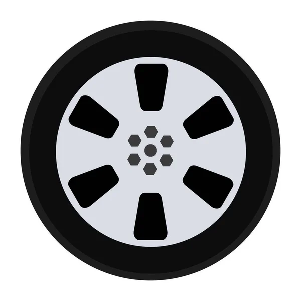 Wheel Icon Your Design Vector Illustration — Vector de stock