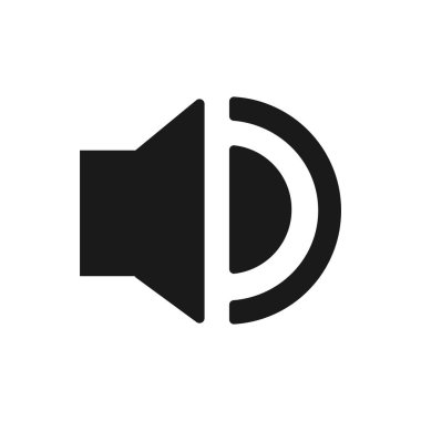audio speaker sound vector icon. Vector illustration