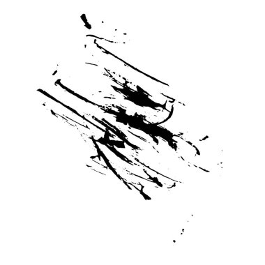 VECTOR BİR BEYAZ Zemin üzerindeki Siyah nokta.