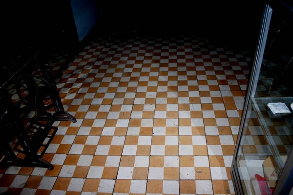 This unique ancient ceramic floor with classic patterns and beautiful colors in this traditional Javanese house makes the atmosphere of the house more elegant and beautiful and gives more aesthetic value to the building.
