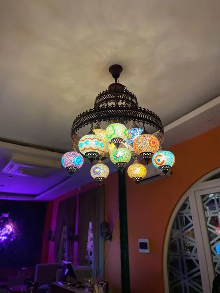 Ball Lamps Can Great Design Element Placed Room Beautiful Way — Foto de Stock